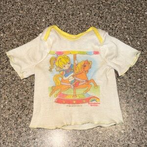 Vintage Rainbow Brite 1983 Kids Carousel Tee